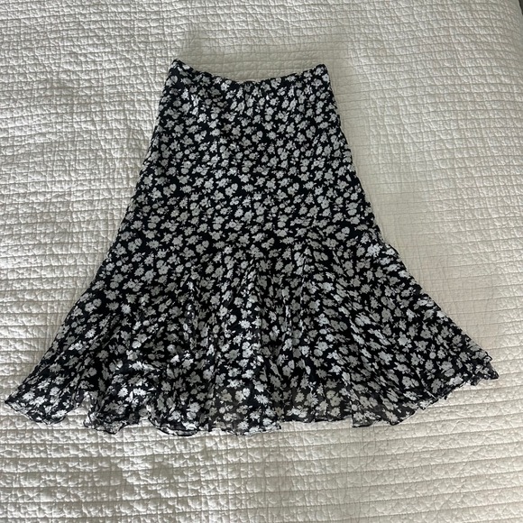 Ralph Lauren floral silk skirt - Picture 1 of 6